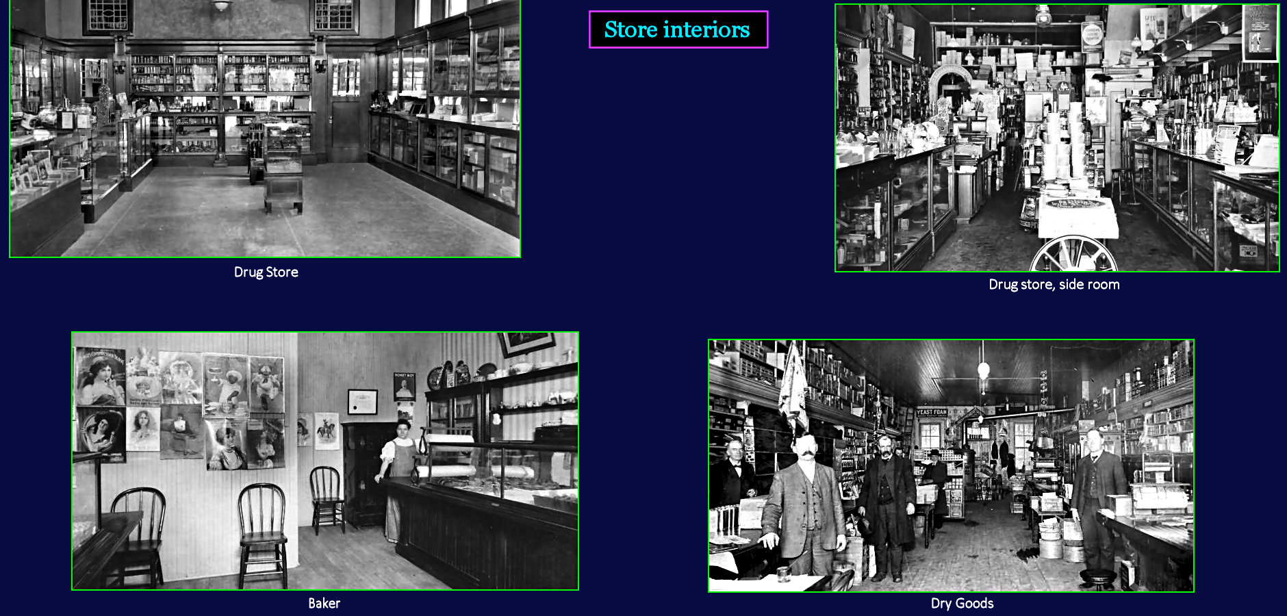 Display Cases, 1890